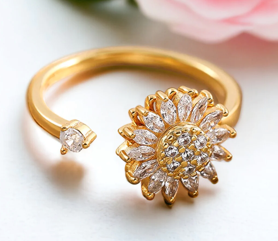 Sol Eterno – Anillo Girasol