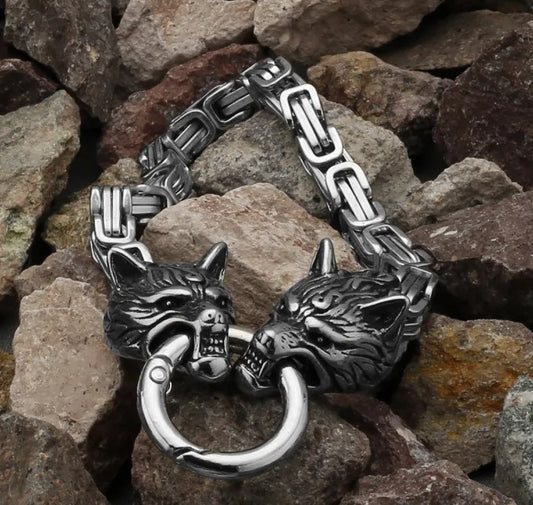 Alianza del Lobo – Pulsera de Fuerza y Lealtad