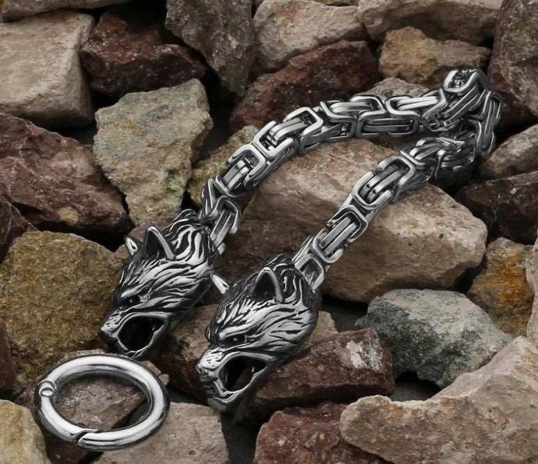 Alianza del Lobo – Pulsera de Fuerza y Lealtad