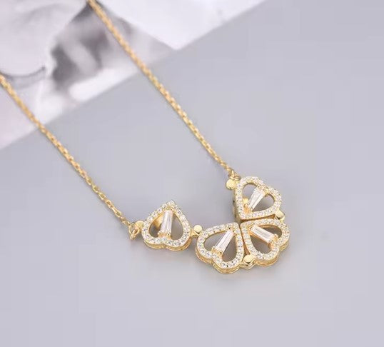 Amuleto del Corazón – Collar Trébol Transformable